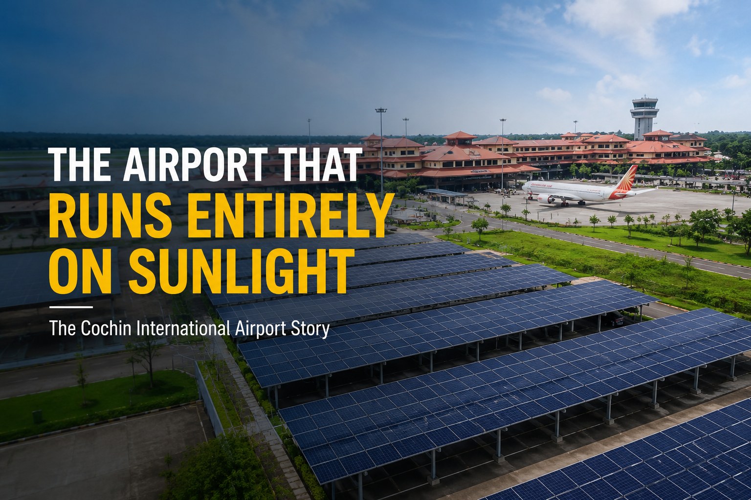 The Airport That Runs Entirely on Sunlight: The Cochin International Airport Story