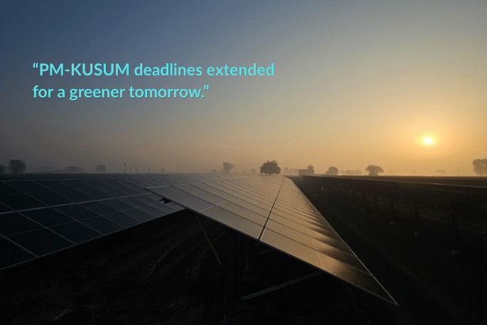 PM-KUSUM Extension: A New Lifeline for Solar